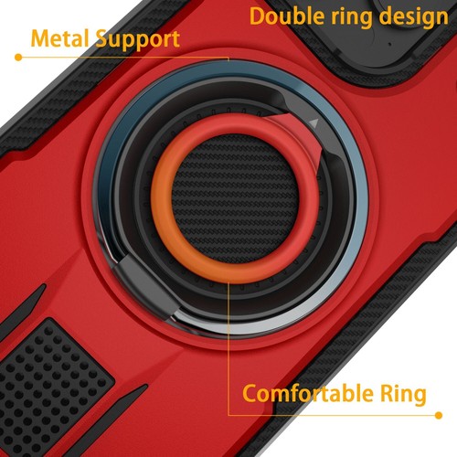 For iPhone 16 Pro Max 16 Plus Thin Ring Stand Phone Case Cover / Tempered Glass - Picture 5 of 32