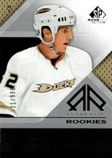 2007-08 SP Game Used Ryan Carter Rookie /999 Anaheim Ducks #188
