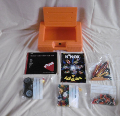 K'nex Multi-Constructor Set im orangen Koffer 43123 Knex Fahrzeuge Jahrmarkt