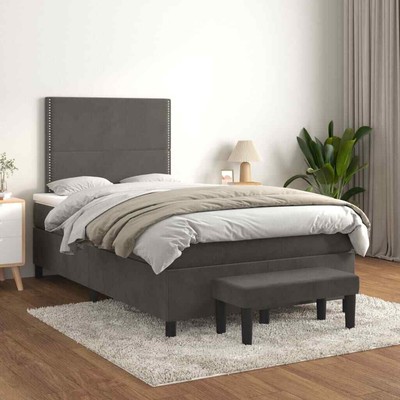 Boxspringbett mit Matratze Polsterbett Doppelbett Bett Bettgestell F3Q1
