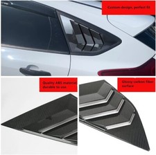 Dloveg For Ford Focus St Rs Mk3 Hatchback Accessories Rear Side Window Louvers
