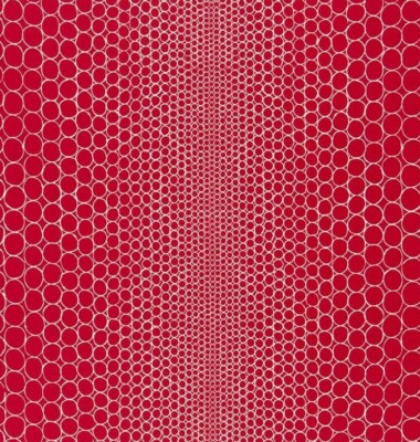 Designers Guild Gardinenstoff 'PERLEN - SCHARLACHROT' 2,3 Meter (230cm) 100% BAUMWOLLE