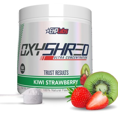 EHP Labs OxyShred Pre Workout Powder - Preworkout Powder with L Glutamine & A...