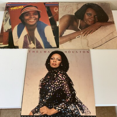 3 LP LOT THELMA HOUSTON Vinyl Ready To Roll,Devil In Me,Never Gonna Be Another