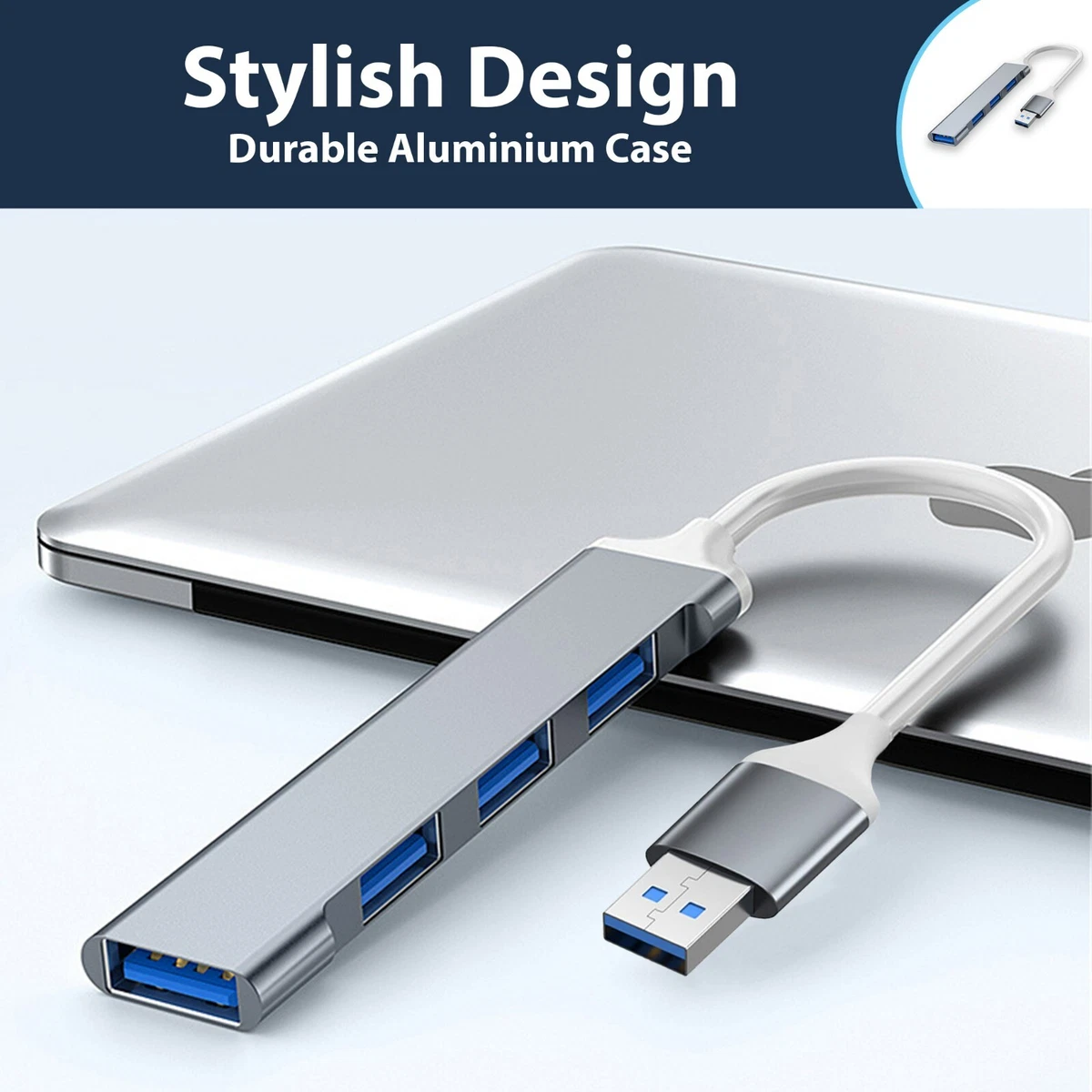Multiple usb port adapter outlet