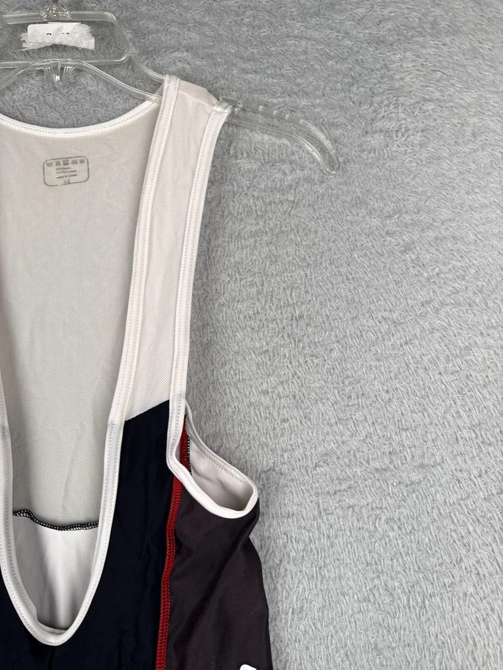 Culotte con tirantes Cannondale ciclismo adulto extra pequeño rojo negro mezcla de nailon acolchado Foto 2 de 4