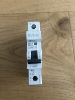 MEM Memshield 2 20 Amp Typ B Leitungsschutzschalter MCB ETN MBH120 Bill Tailsman B20
