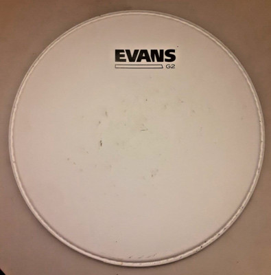 Evans G2 Coated Batter Drumhead 10 in., stick marks, miniscule dents