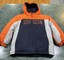Nike Orange & Navy Blue ZIP Front Puffer Coat Jacket YOUTH Boys Size Large (7) | eBay