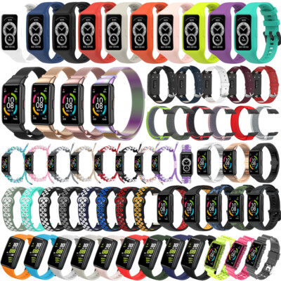 Silikon/Nylon/Leder/Edelstahl Armband für Huawei Band 6/6 Pro/Honor Band 6 7