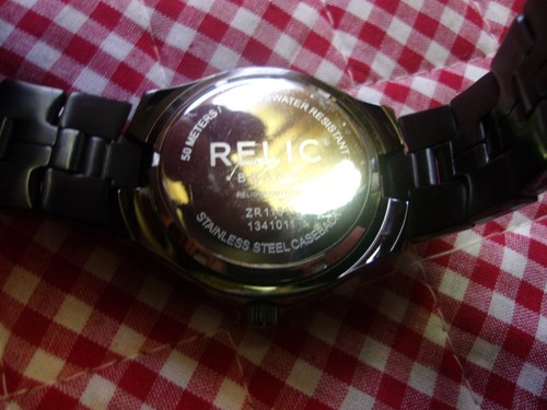 Relic model #ZR11811 Stainless Steel Men's Analog Gunmetal Dial Watch - NICE !!! - Picture 7 of 8