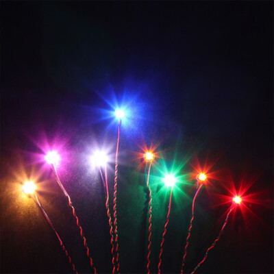 10Pcs Blue LED BIT Light for Lego Building Blocks DIY Decoration Parts 15/30cm 