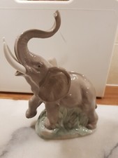 Lladro Nao Elephant Figurine H9" X W6" Vgc