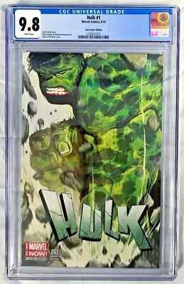  HULK #1 (CGC 9.8 NM/MT) DEL MUNDO VARIANT : CONVENTION EXCLUSIVE 2014 COMICCON