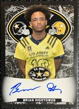 2018 Leaf Metal U.S. Army All American Brian Hightower #11/15 Auto Black