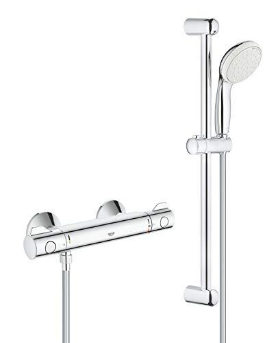 Grohe 34565001 Grohtherm 800 - Miscelatore Termostatico per Doccia Cromo Asta...