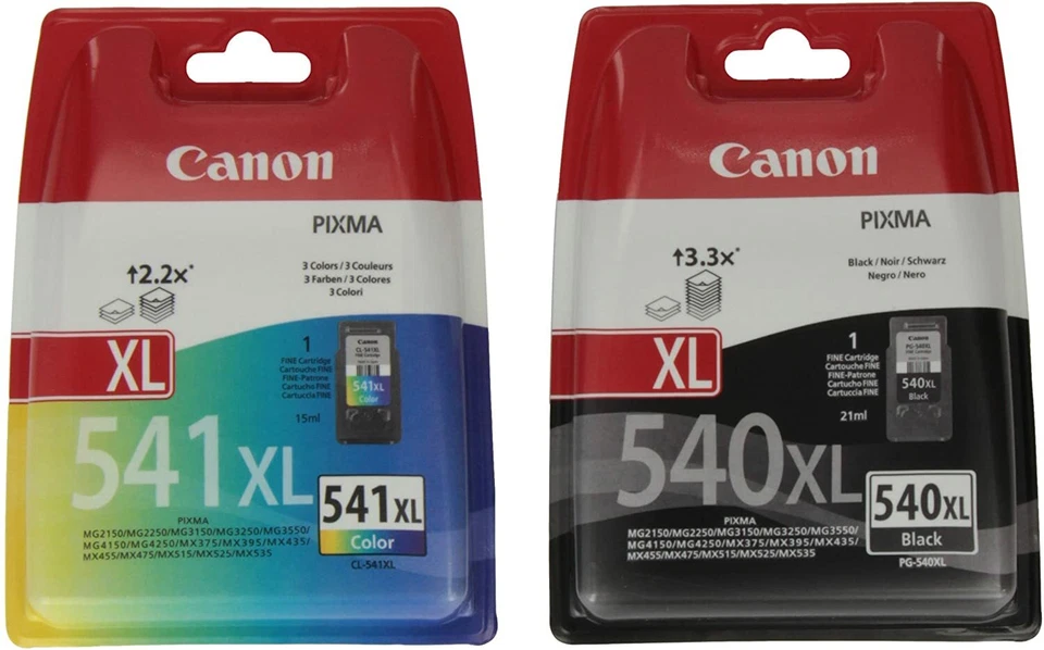 Original Canon PG-540 CL-541 PG540XL CL541XL Druckerpatronen - Bild 4 von 4