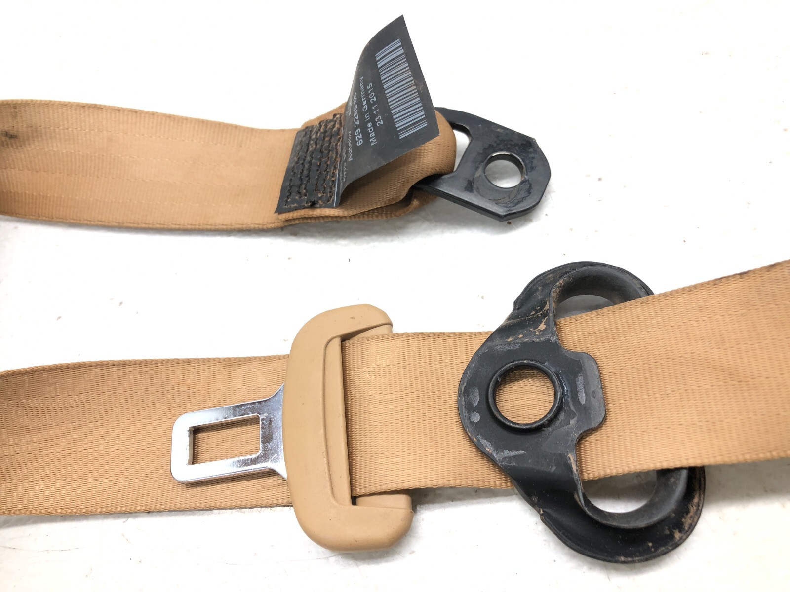 2014-2018 BENTLEY FLYING SPUR LEFT DRIVER REAR SEAT BELT RETRACTOR OEM #NOTES.