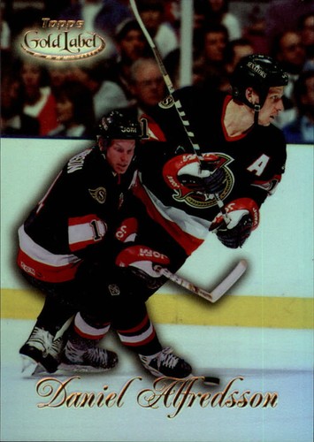 1998-99 Topps Gold Label Class 1 Senators Hockey Card #69 Daniel Alfredsson - Picture 1 of 2