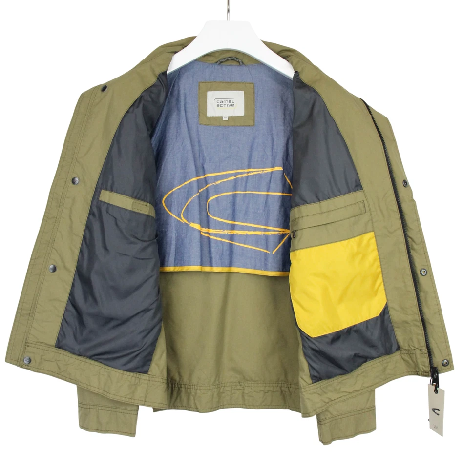 Chaqueta Camel Active Hombre (UE) 50 Medio Acolchada Verde Militar Compartimento con Cremallera Foto 4 de 4