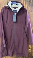 Reitjacke Damen Softshell Parka von Mountain Horse Aubergine Gr.M / Neu!