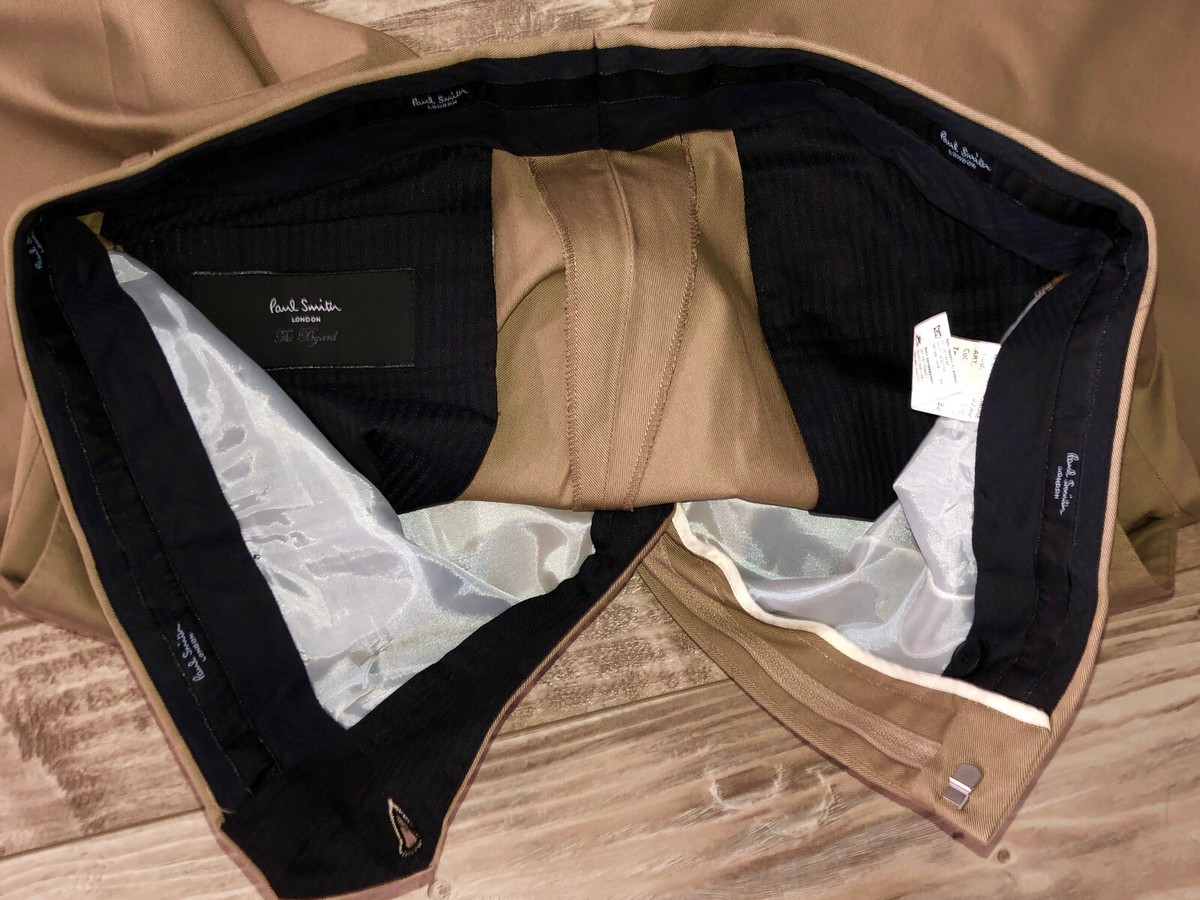 Nice Camel Canvas Pants Paul Smith London Size 42 FR (W32