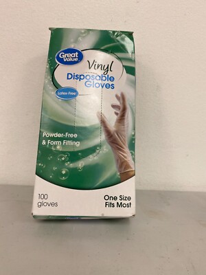 Great Value Latex Disposable Gloves Great Value Vinyl Disposable