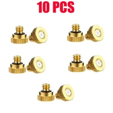 10PCS Brass Misting Nozzles For Garden Sprinkler Mister Outdoor Cooling System