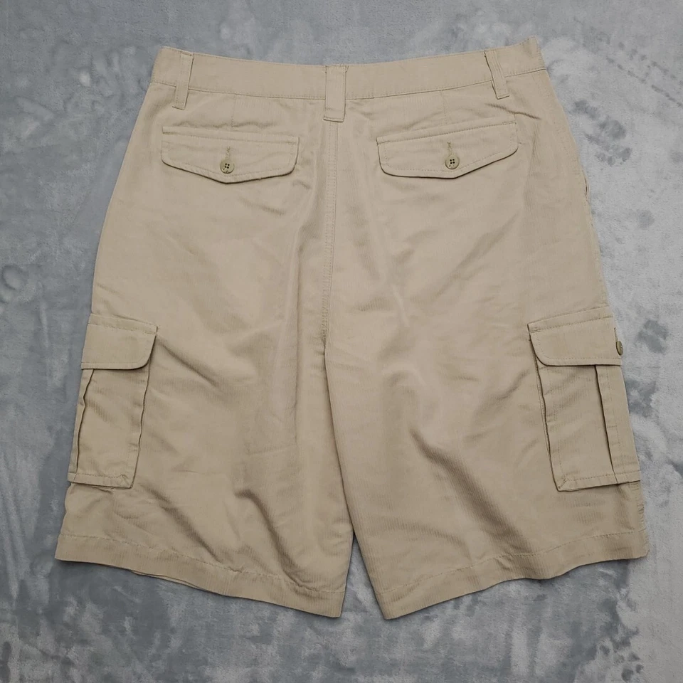 Trader Bay Shorts Mens 34 Khaki Cargo Utility Hike Outdoor Nature Comfort Casual - Image 4 of 4