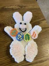 Vintage Holiday Hand Made Decorations Easter Bunny