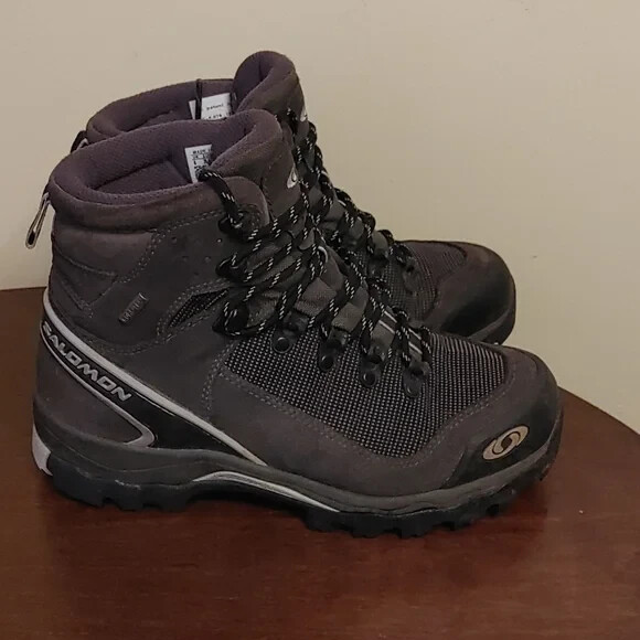 Salomon Mens Size 7.5 Hiking Boots Ankle Support 39.5 EU