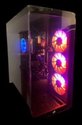 PZ Base Model Gaming PC Ryzen 5 5500 4.2 GHz 6-Core Radeon RX 580 8GB RAM-32GB 7