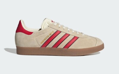 Size 10.5 - Manchester United x adidas Gazelle Terrace Icons Pack