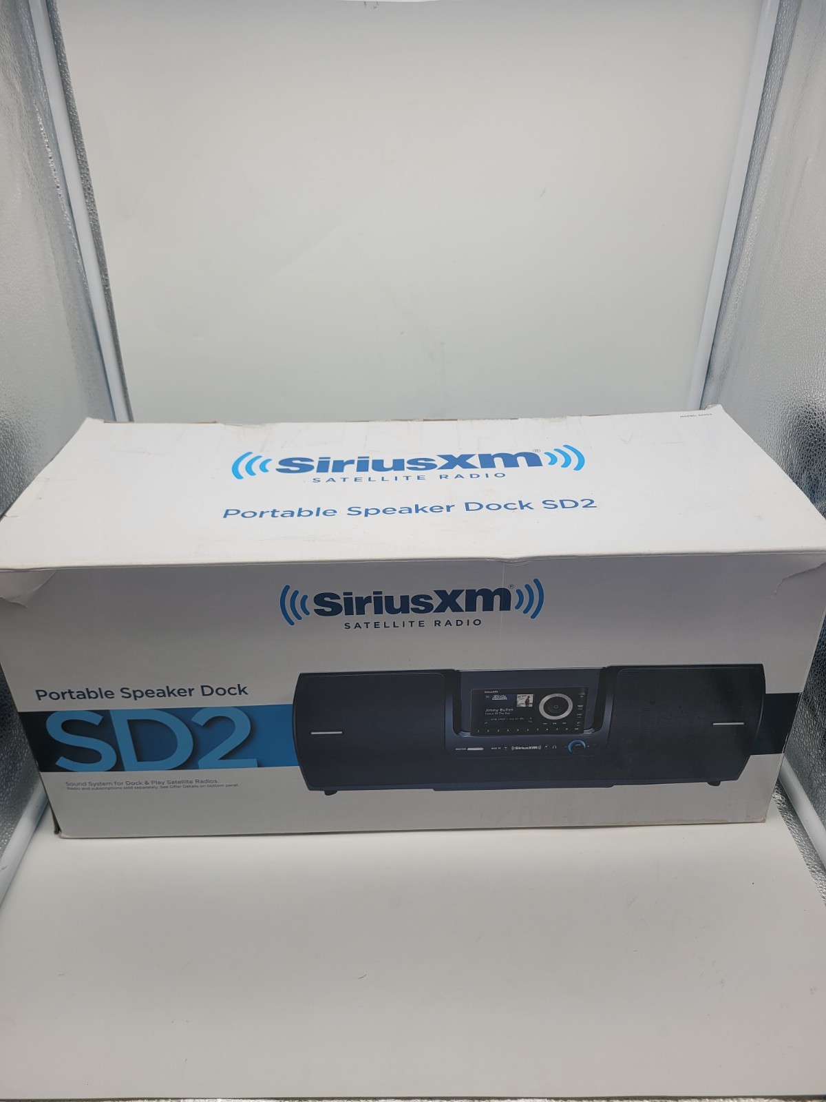 SiriusXM SXSD2 Portable Speaker Dock Audio System - Black OP