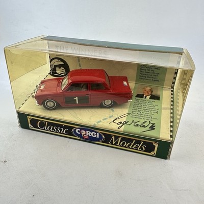 Corgi Classics Diecast Metal Roger Clark Ford Cortina GT With Box