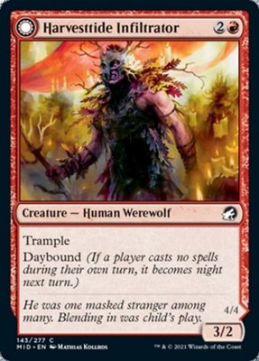 Harvesttide Infiltrator / Harvesttide Assailant - MID MTG - Light Play