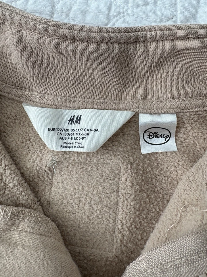 Sudadera Pullover HM Disney Niño Tostado Polar Mickey Minnie Goofy Pluto 6X/7 Foto 4 de 4