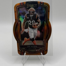 2022 Panini Select Club Level Orange Prizm Die-Cut Joe Mixon #281 Bengals /199