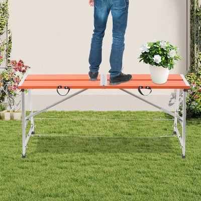 Scaffolding Platform Portable Scaffolding Ladder Folding Work Platform Adjustabl