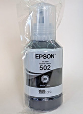 Genuine Epson 502 Black Ink Bottle for ET-2700 ET-2750 ET-3700 ET-3750 Sealed
