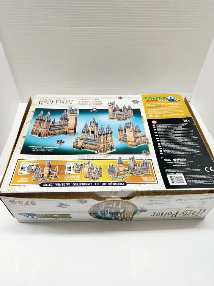 Rompecabezas Wrebbit 3D Harry Potter Torre de Astronomía Hogwarts 3D 875 Piezas Foto 2 de 4