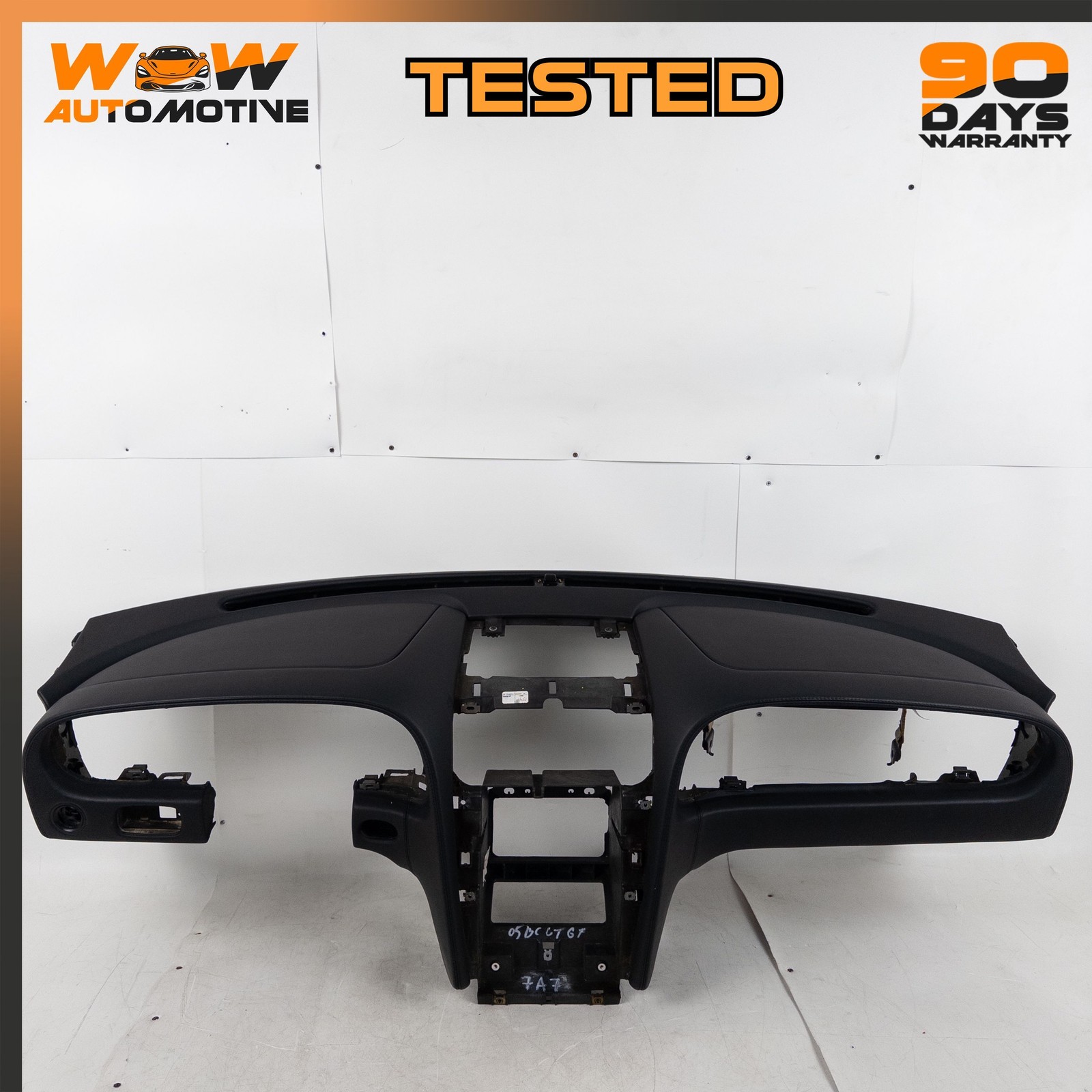 04-10 BENTLEY CONTINENTAL GT DASHBOARD INSTRUMENT PANEL TRIM BLACK OEM