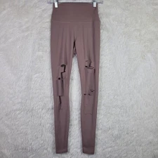XS Alo Women's High Waist Distressed Warrior 29" Legging Athleisure 
