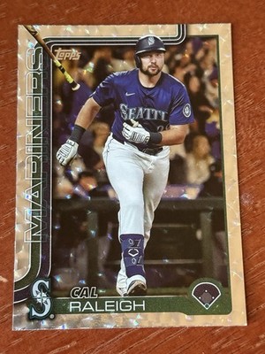 CAL RALEIGH 2025 Topps Series 2 Super Box SILVER CRACKLE FOIL Seattle Mariners