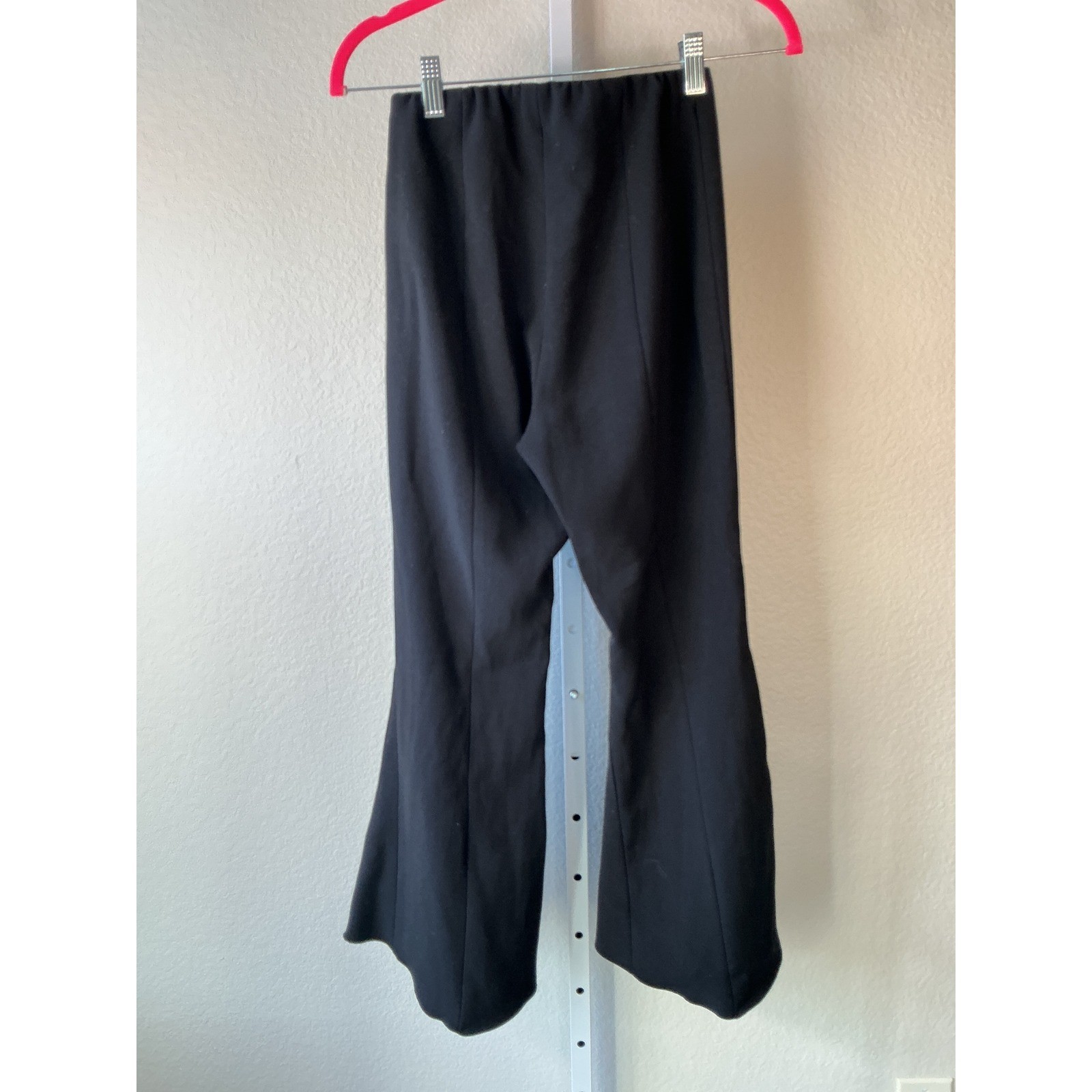 Zara Basic Collection Black Flare Bell Bottom Pan… - image 6