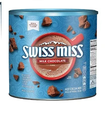 Swiss Miss Milk Chocolate Hot Cocoa Mix Canister, 76.55 Oz. Pack of 1