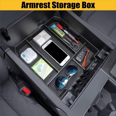 For Toyota Sequoia Tundra 2023-2026 Center Armrest Storage Box Organizer Tray