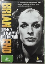 Brian Eno DVD 1971-77 The Man Who Fell To Earth DAVID BOWIE Doco