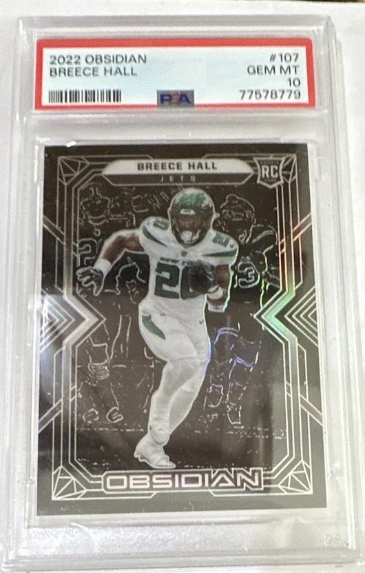 Breece Hall Panini Obsidian #107 Base