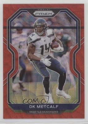 2020 Panini Prizm Red Wave Prizm 123/149 DK Metcalf #292 0t2